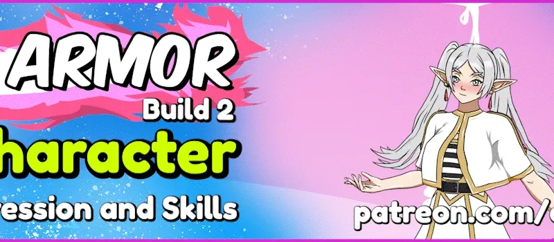 Lewd Armor cover Build 2.0 – Godot adult game by OneBrushMan free download