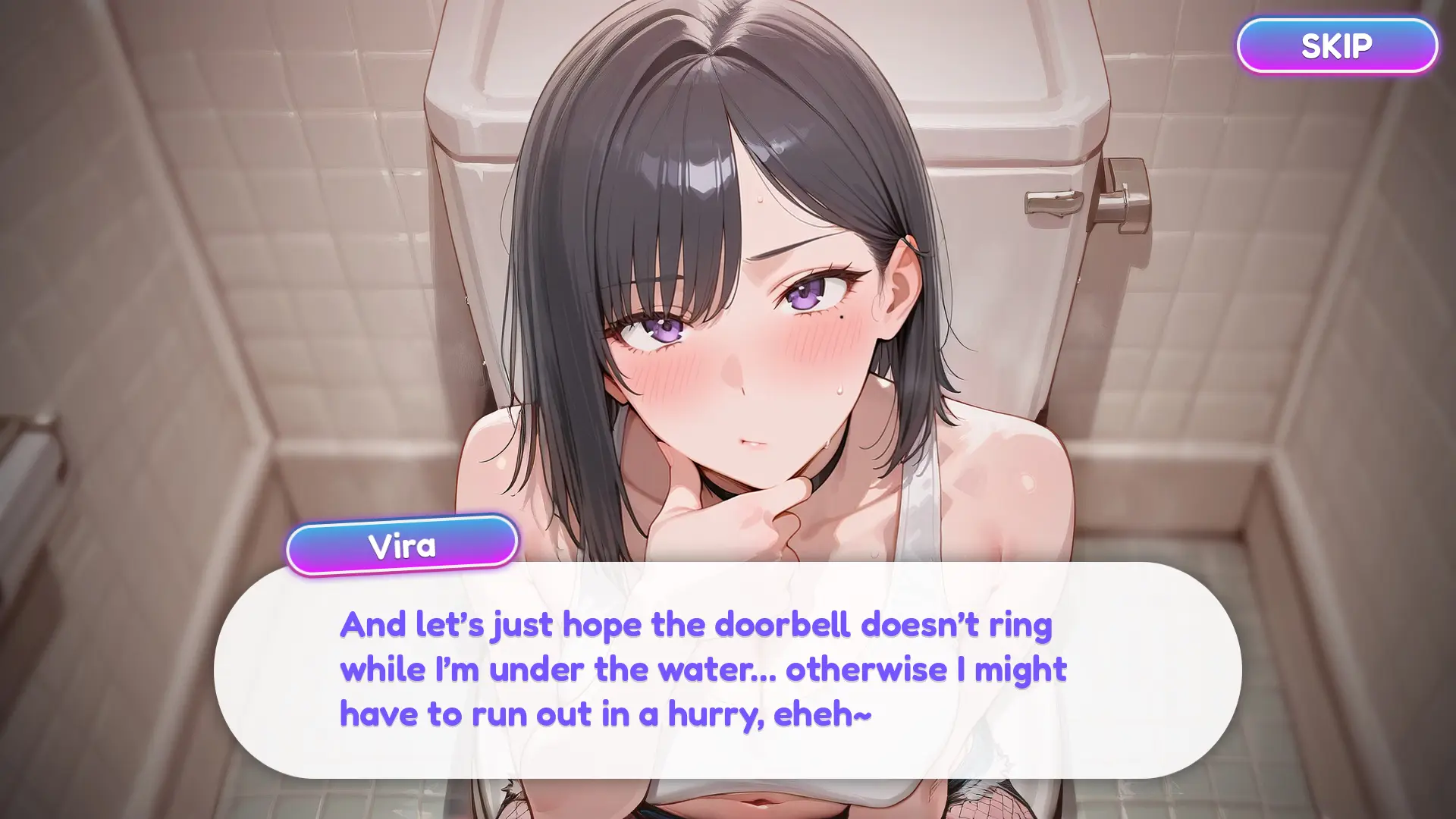 Clicker Complex: Vira’s Private Stream gameplay screenshot 6 (Godot adult game) by PrincessComplex Games – free download