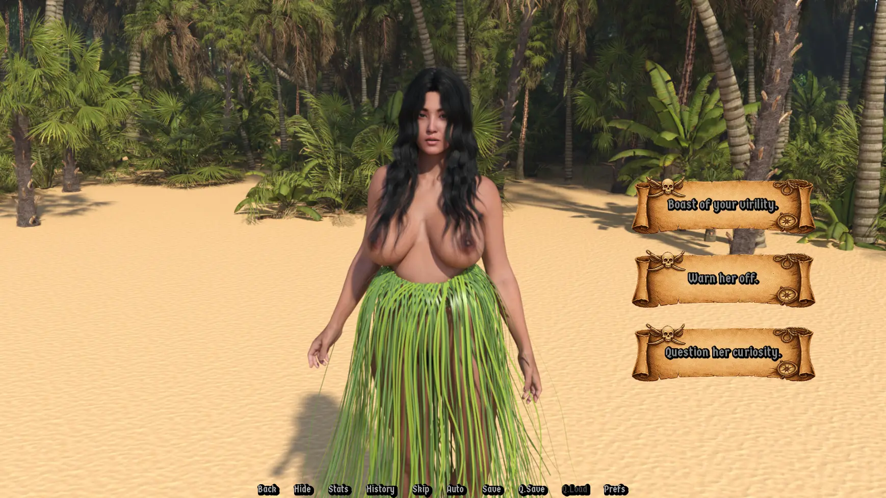 Silk and Sabre gameplay screenshot 17 (Ren'Py adult game) by JellyFluff Games – free download