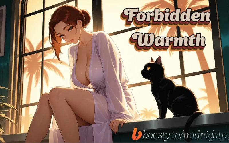 Forbidden Warmth cover 0.01 – RPGM adult game by MidnightPurr free download