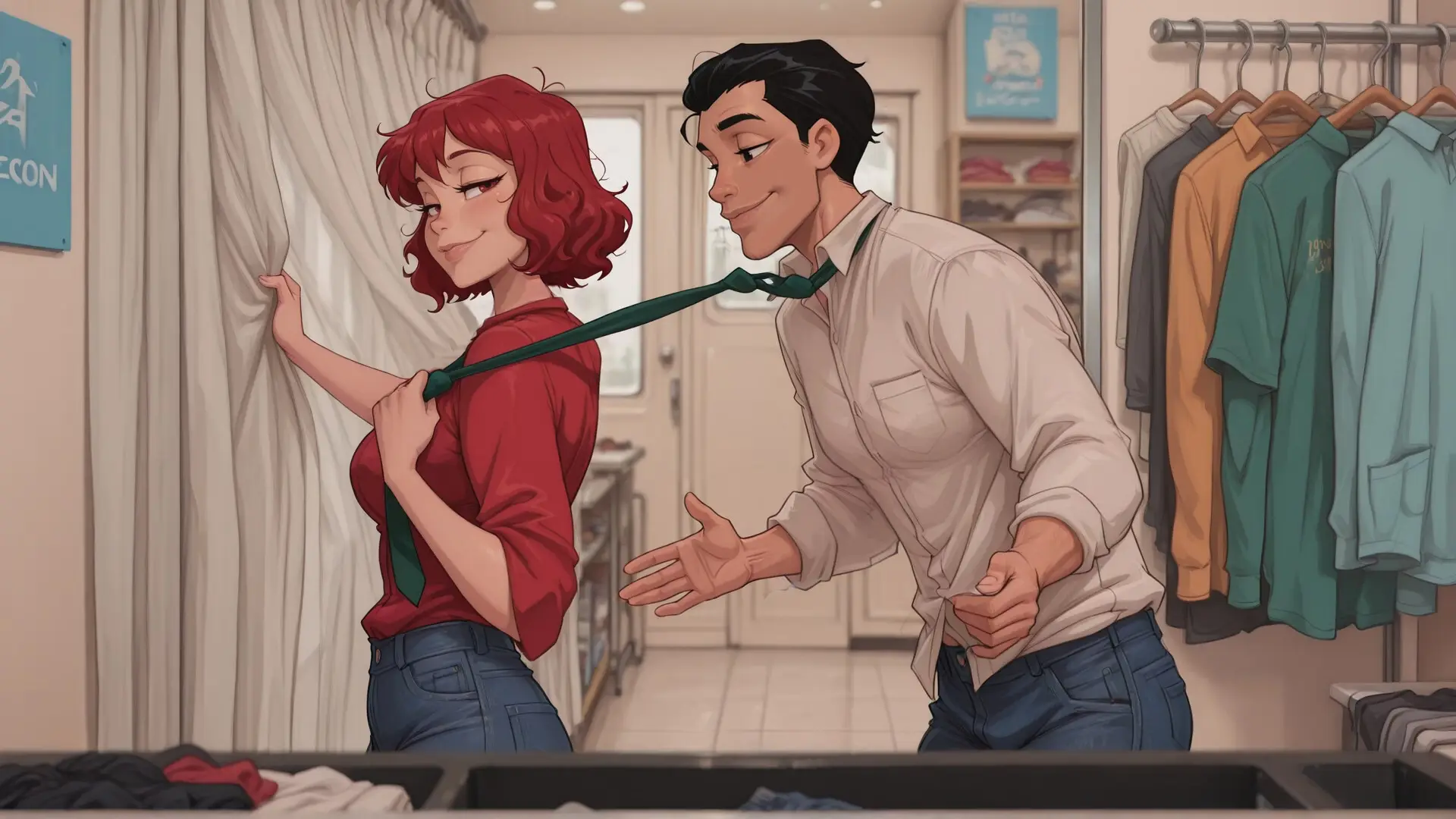 Risky Business gameplay screenshot 2 (Ren'Py adult game) by Nouliz – free download