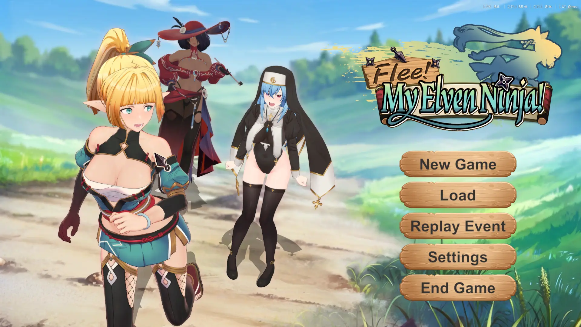 Flee, My Elven Ninja! 3D gameplay screenshot 13 (Unity adult game) by Barance Studio – free download