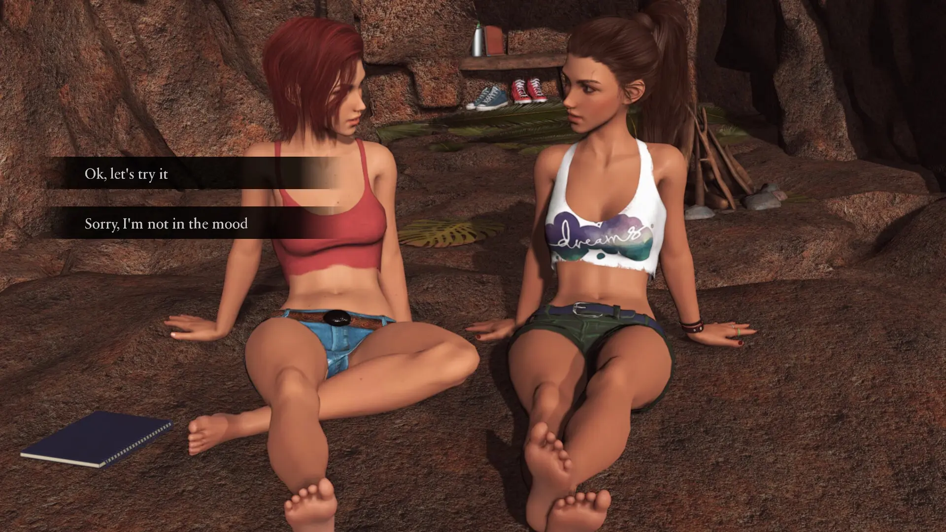 Almost Castaways gameplay screenshot 9 (Ren'Py adult game) by Pent Panda – free download