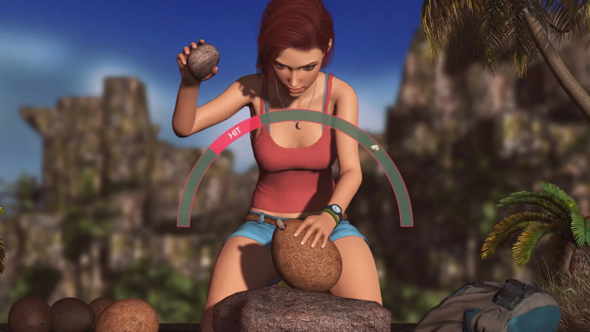 Almost Castaways gameplay screenshot 7 (Ren'Py adult game) by Pent Panda – free download