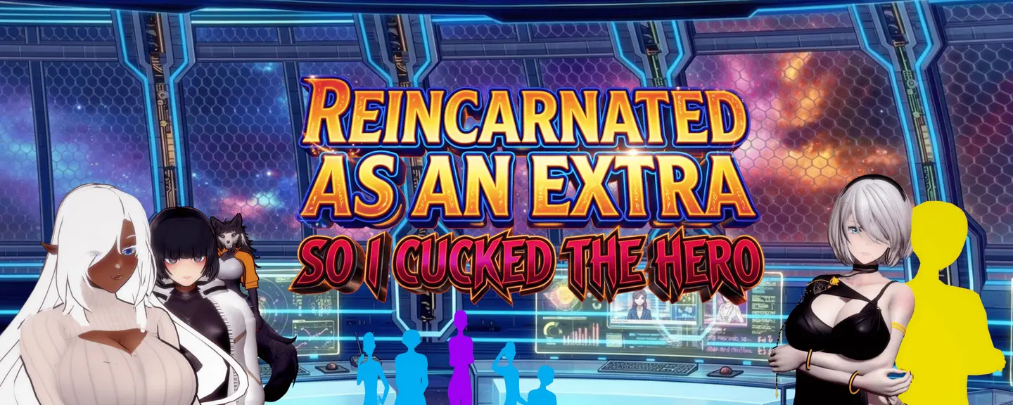 Reincarnated As An Extra So I Cucked The Hero cover 0.1 bugfix – Ren'Py adult game by Zombie E Studio free download