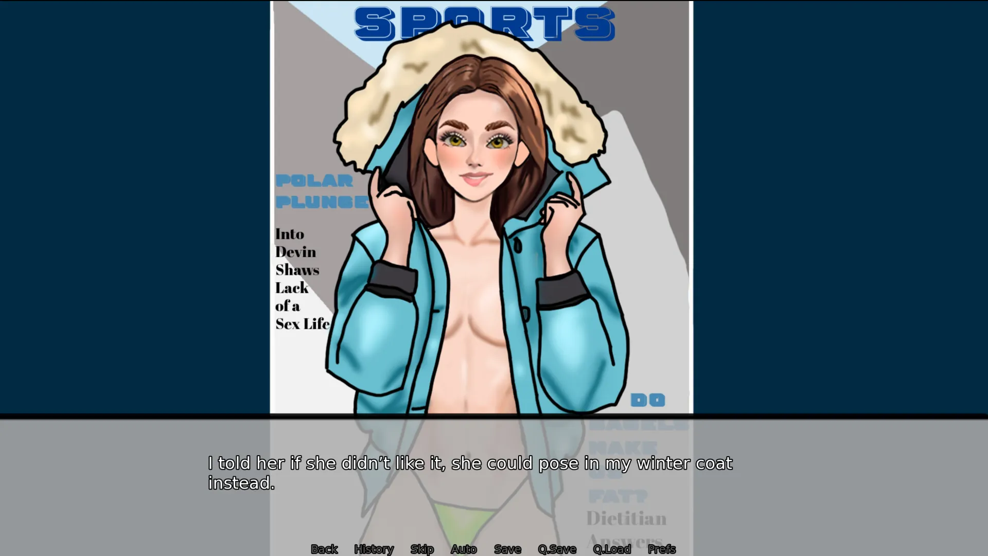 Stay In Your Lane gameplay screenshot 1 (Ren'Py adult game) by JuiciestBox19 – free download
