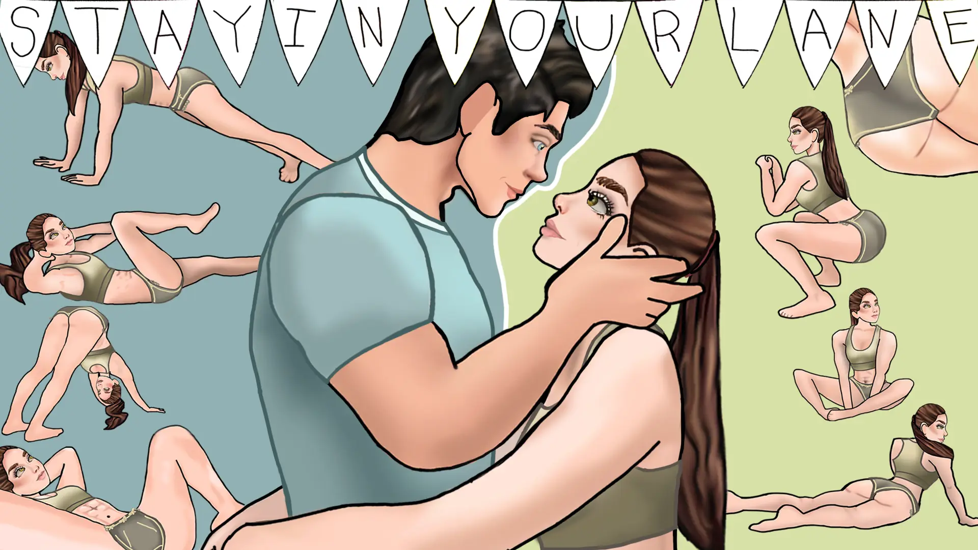 Stay In Your Lane cover 0.2 – Ren'Py adult game by JuiciestBox19 free download