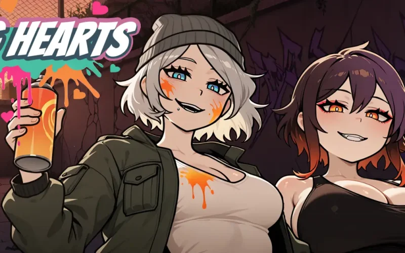 Dripping Hearts cover 1.1 – Ren'Py adult game by NoSt4mina free download