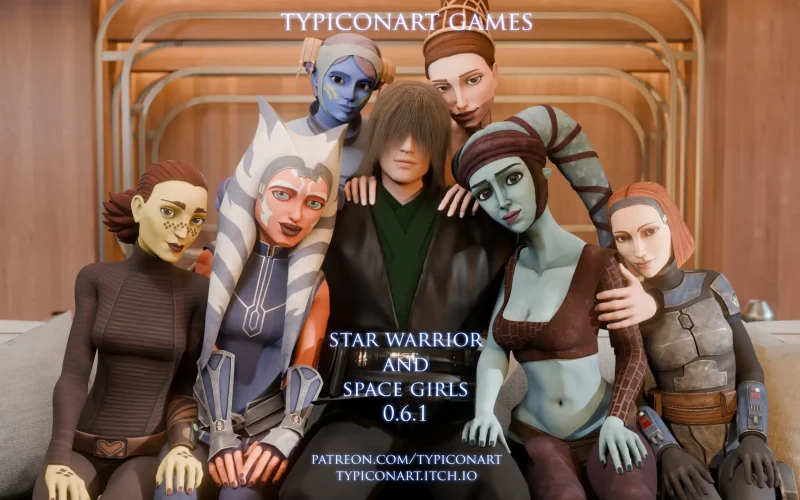 Star Warrior and Space Girls cover 0.6.1 – Ren'Py adult game by Typiconart free download