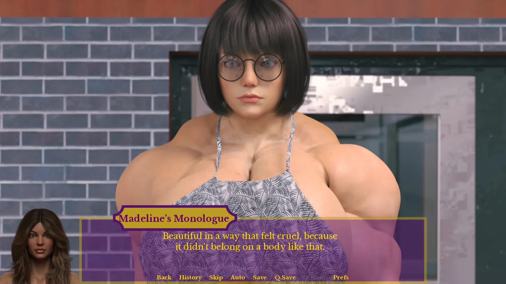 College Queen gameplay screenshot 2 (Ren'Py adult game) by Myon-San – free download