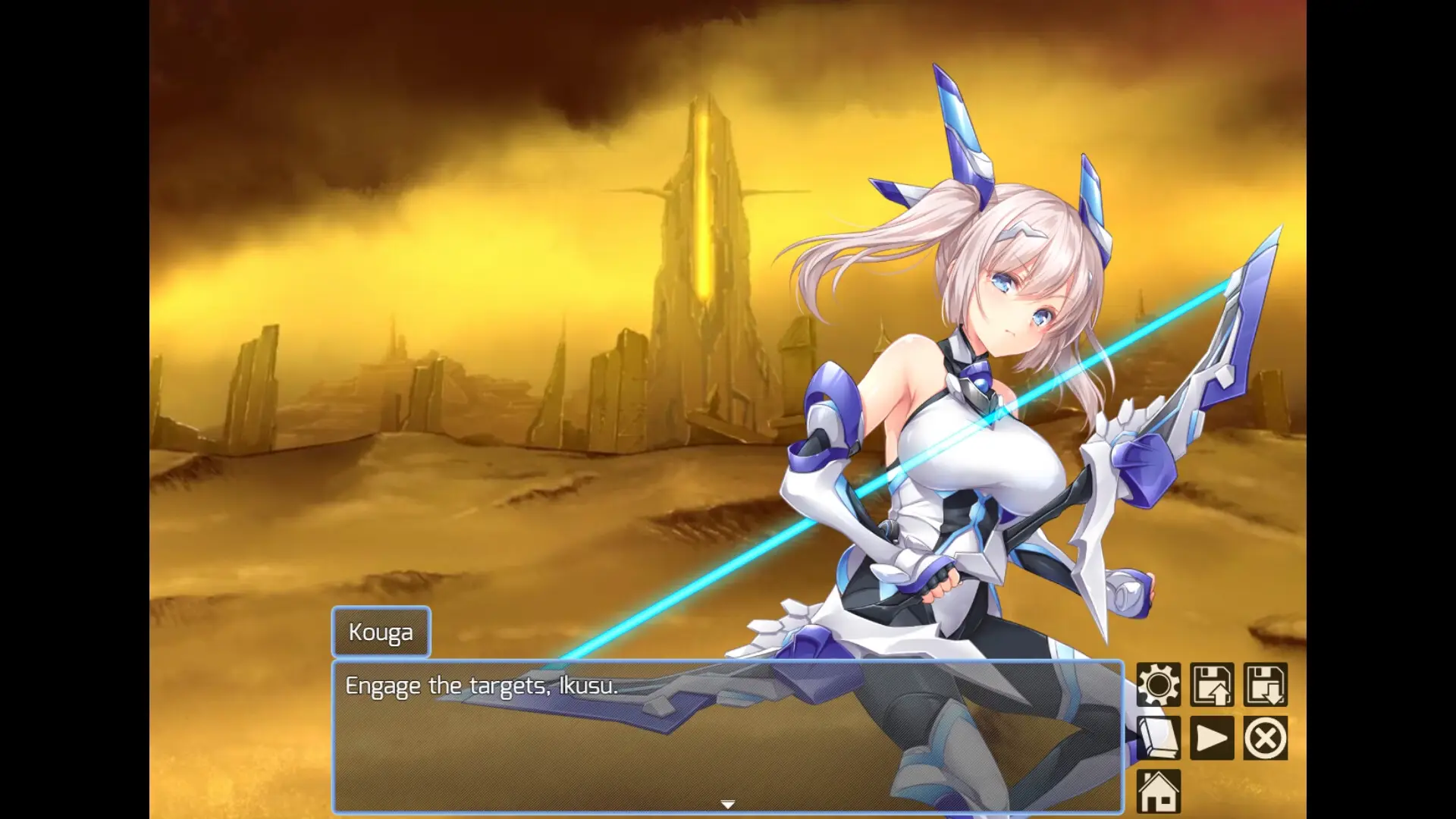 Radiance of Annihilation -Disorder Eclipse- gameplay screenshot 6 (RPGM adult game) by Courreges Accel – free download