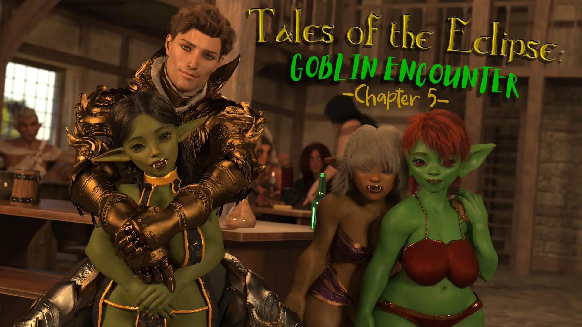 Tales of the Eclipse: Goblin Encounter cover 0.5.1 – Ren'Py adult game by DaxOfAllTrades free download