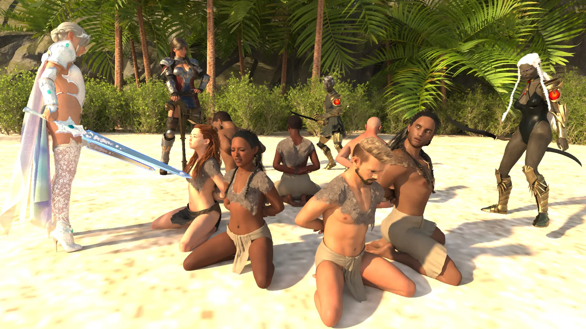 The Starlit Oasis gameplay screenshot 5 (Ren'Py adult game) by Posh Tentacle – free download