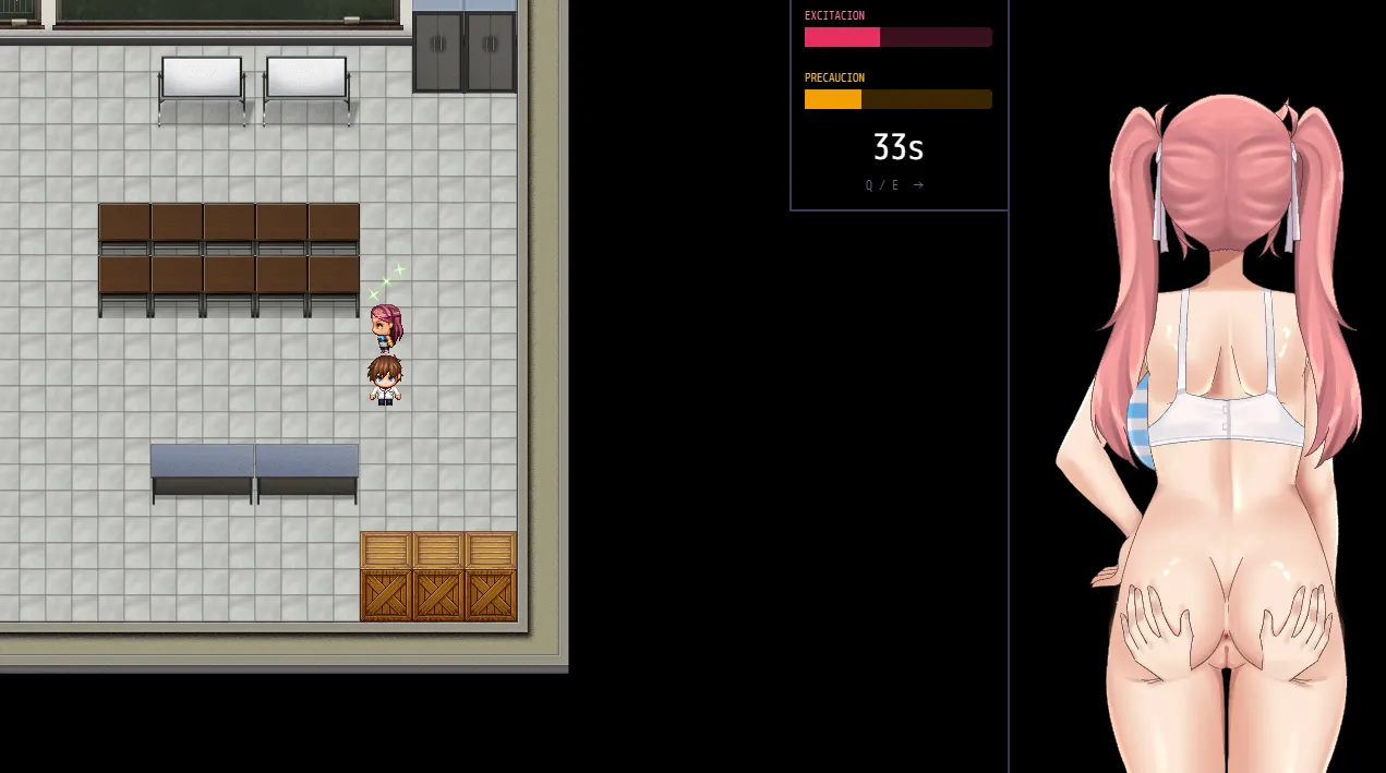 Highschool of the Sex gameplay screenshot 5 (RPGM adult game) by OnlyH – free download