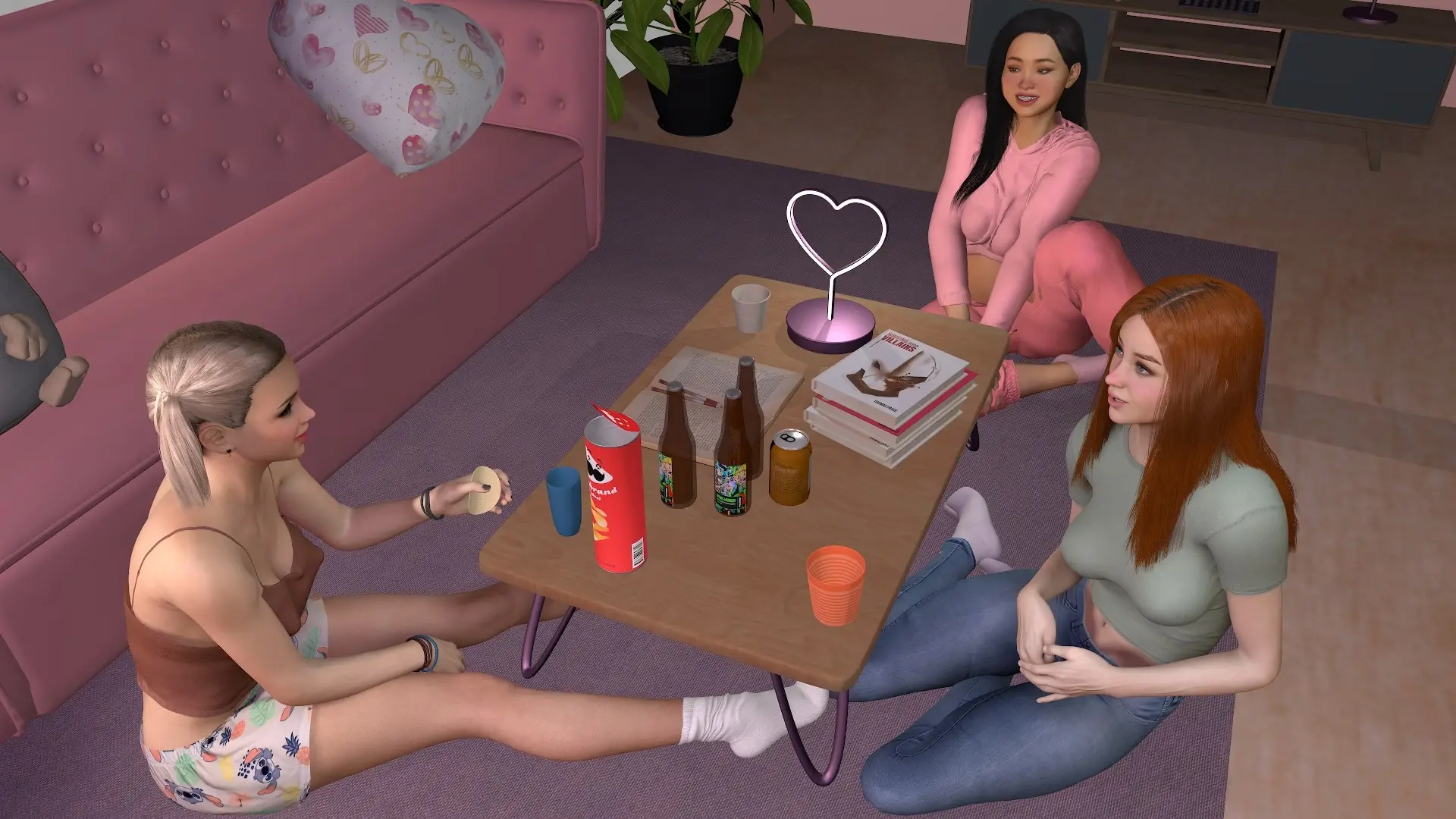 Confessions of a Sassy Girl gameplay screenshot 6 (Ren'Py adult game) by Huninn – free download