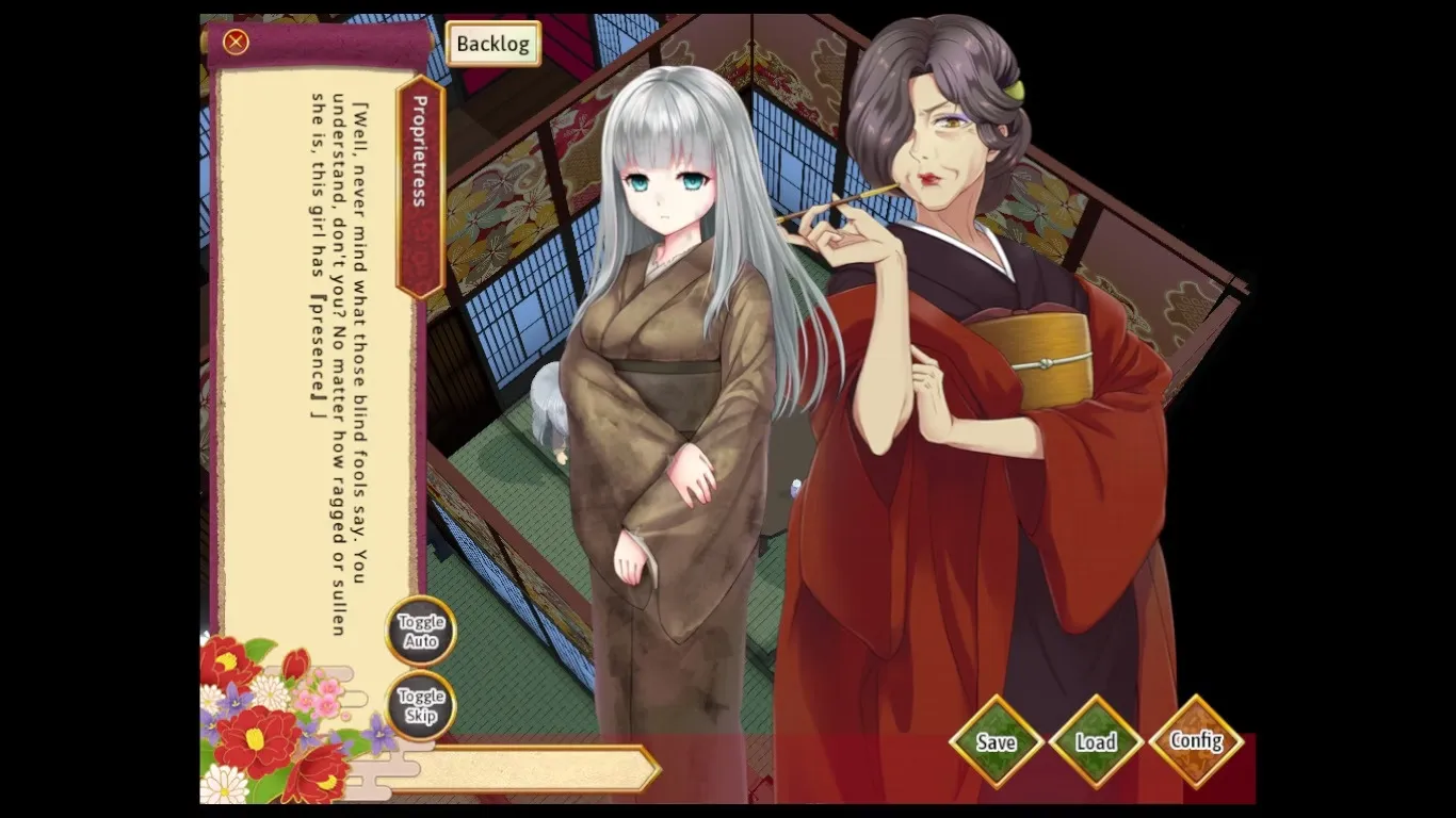 Chihaya, the Girl of the Flower District gameplay screenshot 2 (Unity adult game) by Dieselmine – free download