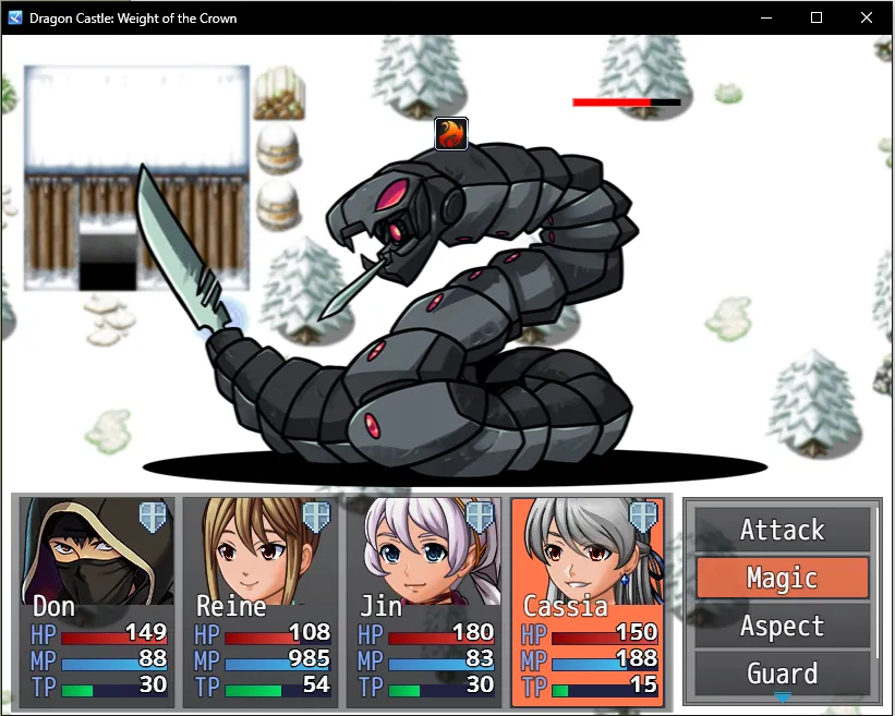 Dragon Castle gameplay screenshot 7 (RPGM adult game) by Hehellothere – free download