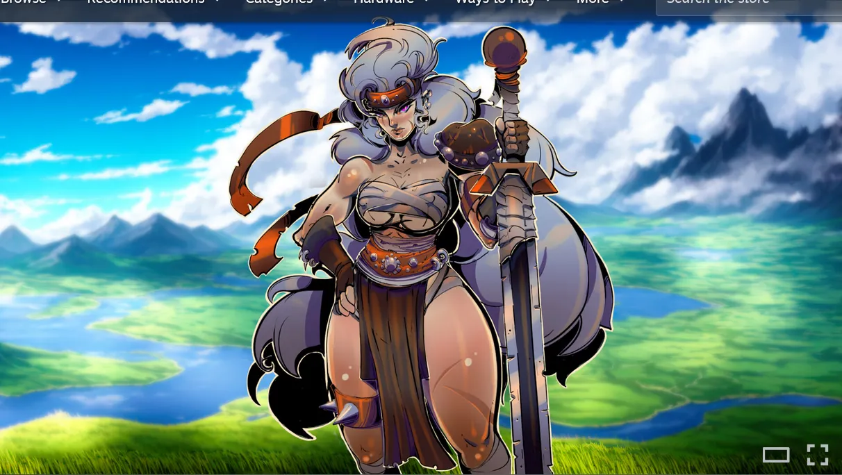 Warriors Waifus Mahjong gameplay screenshot 6 (RPGM adult game) by Sweet Banana Games – free download