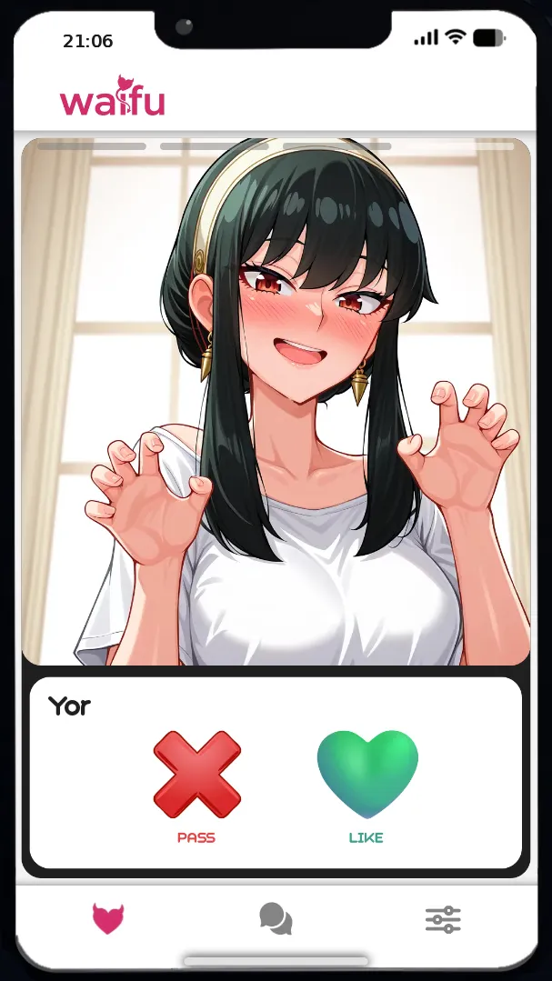 Waifu Dating Phone gameplay screenshot 8 (Ren'Py adult game) by Sugar & Sin Games – free download
