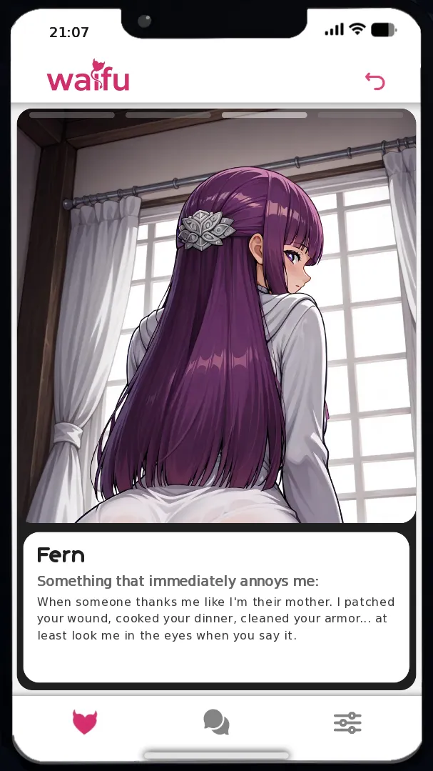 Waifu Dating Phone gameplay screenshot 12 (Ren'Py adult game) by Sugar & Sin Games – free download