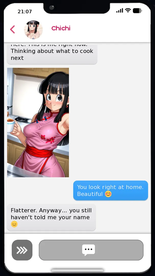 Waifu Dating Phone gameplay screenshot 13 (Ren'Py adult game) by Sugar & Sin Games – free download