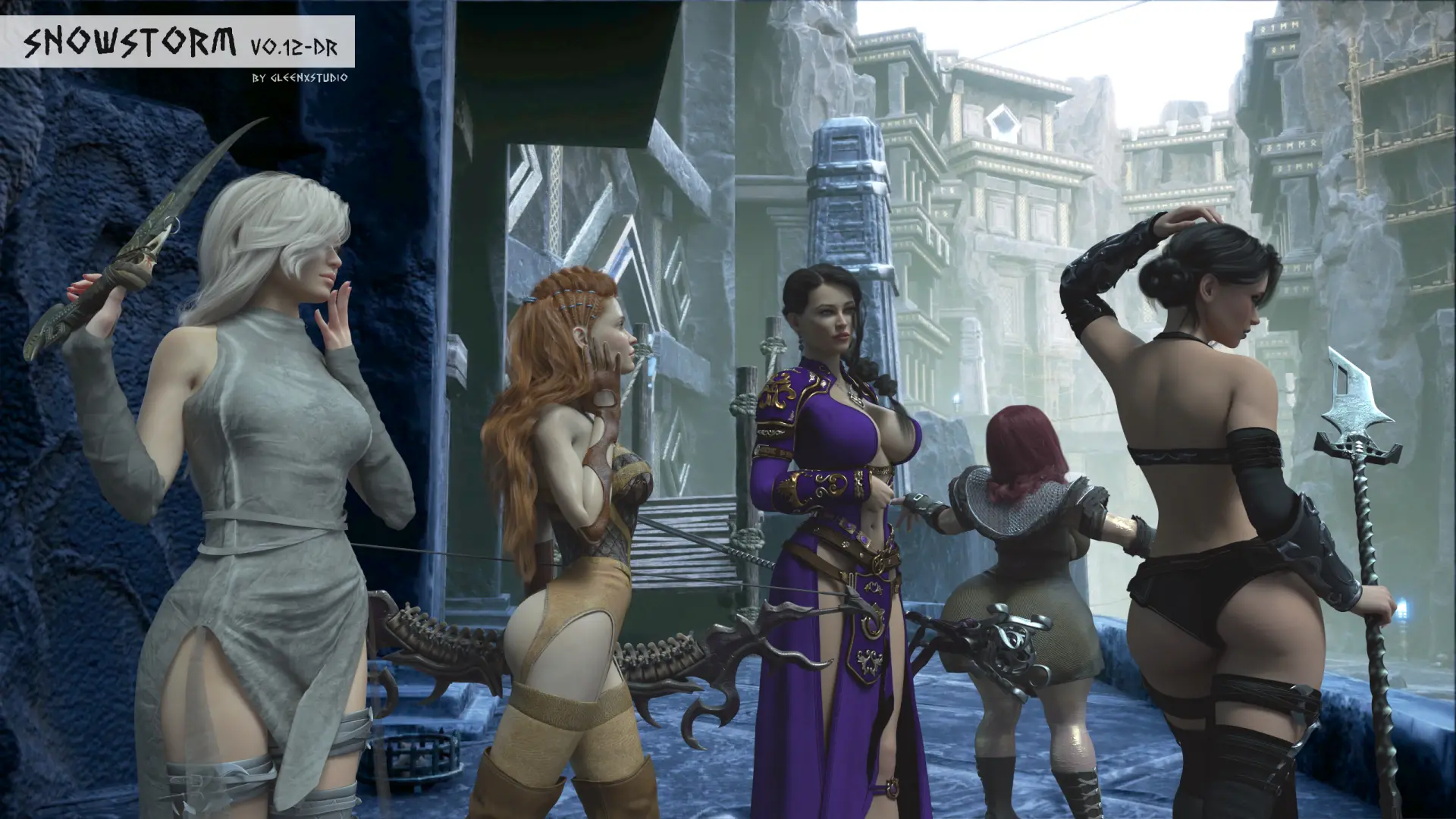 SnowStorm gameplay screenshot 5 (Ren'Py adult game) by GleenX Studio – free download