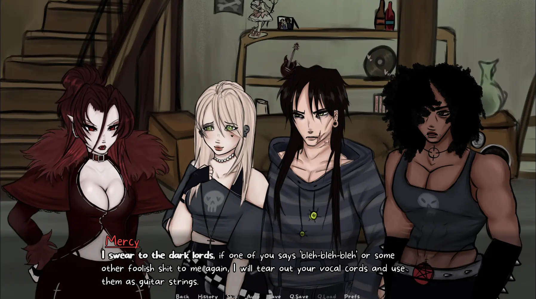 Pinkybites gameplay screenshot 2 (Ren'Py adult game) by Patreon – free download