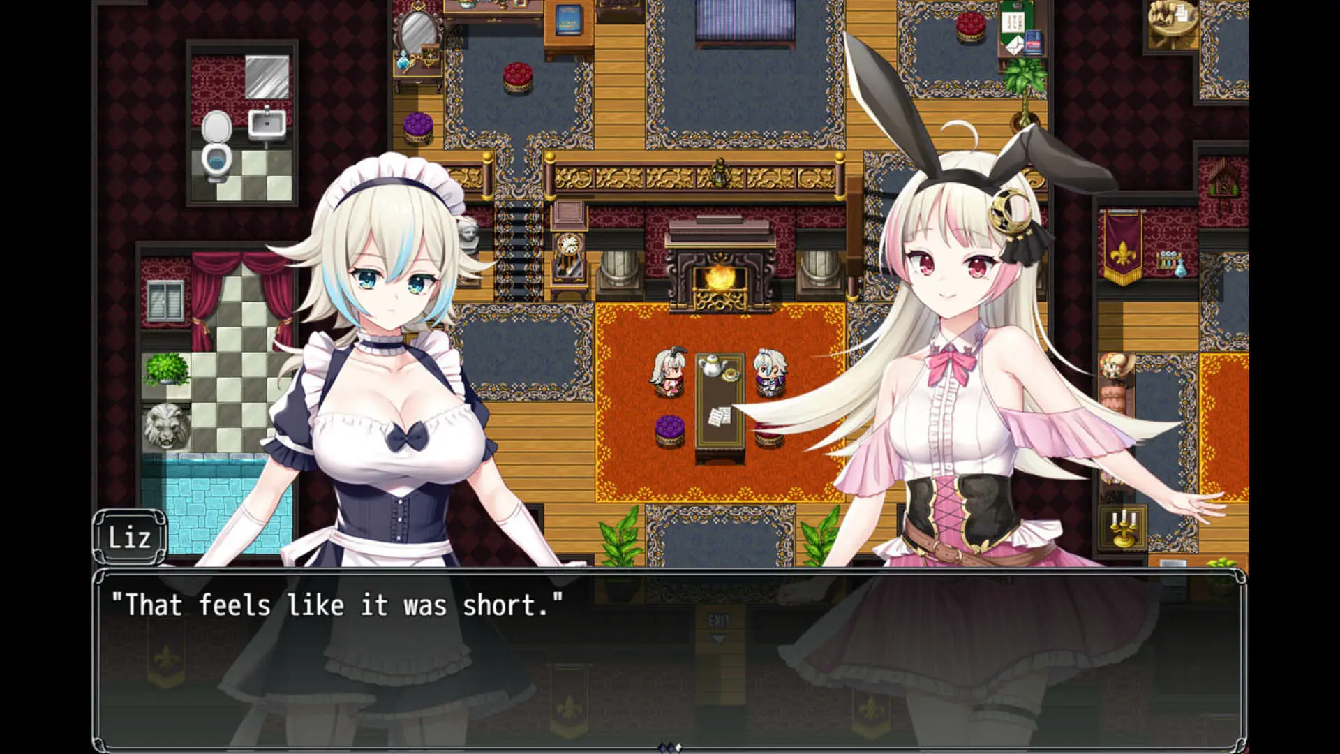 Liz and Rose’s Alchemy Factory gameplay screenshot 3 (RPGM adult game) by AQ organization – free download