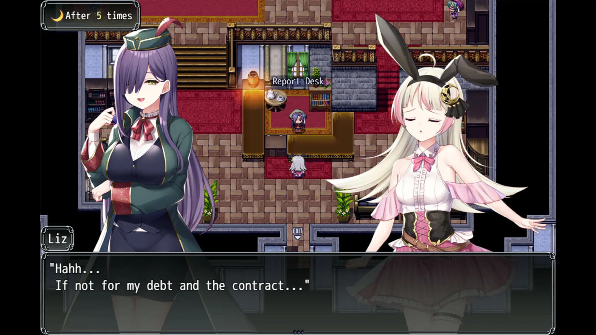 Liz and Rose’s Alchemy Factory gameplay screenshot 4 (RPGM adult game) by AQ organization – free download