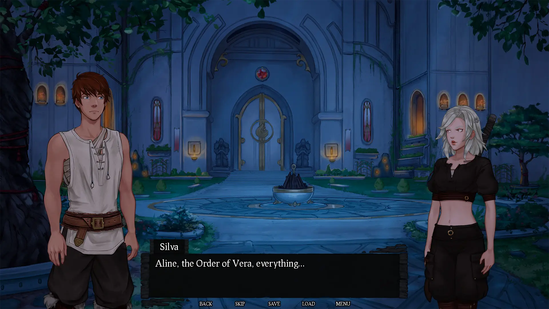 Refuge of Embers gameplay screenshot 13 (Ren'Py adult game) by Escape Sauce – free download