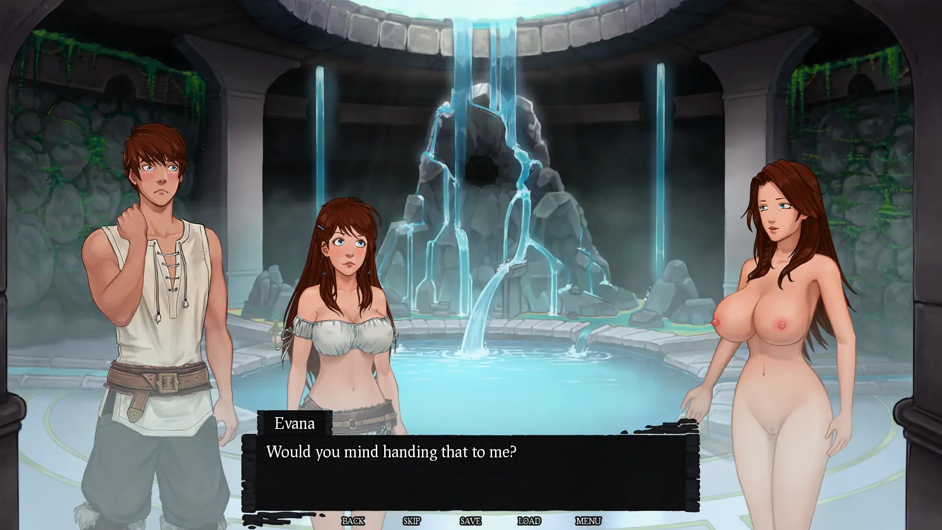 Refuge of Embers gameplay screenshot 14 (Ren'Py adult game) by Escape Sauce – free download