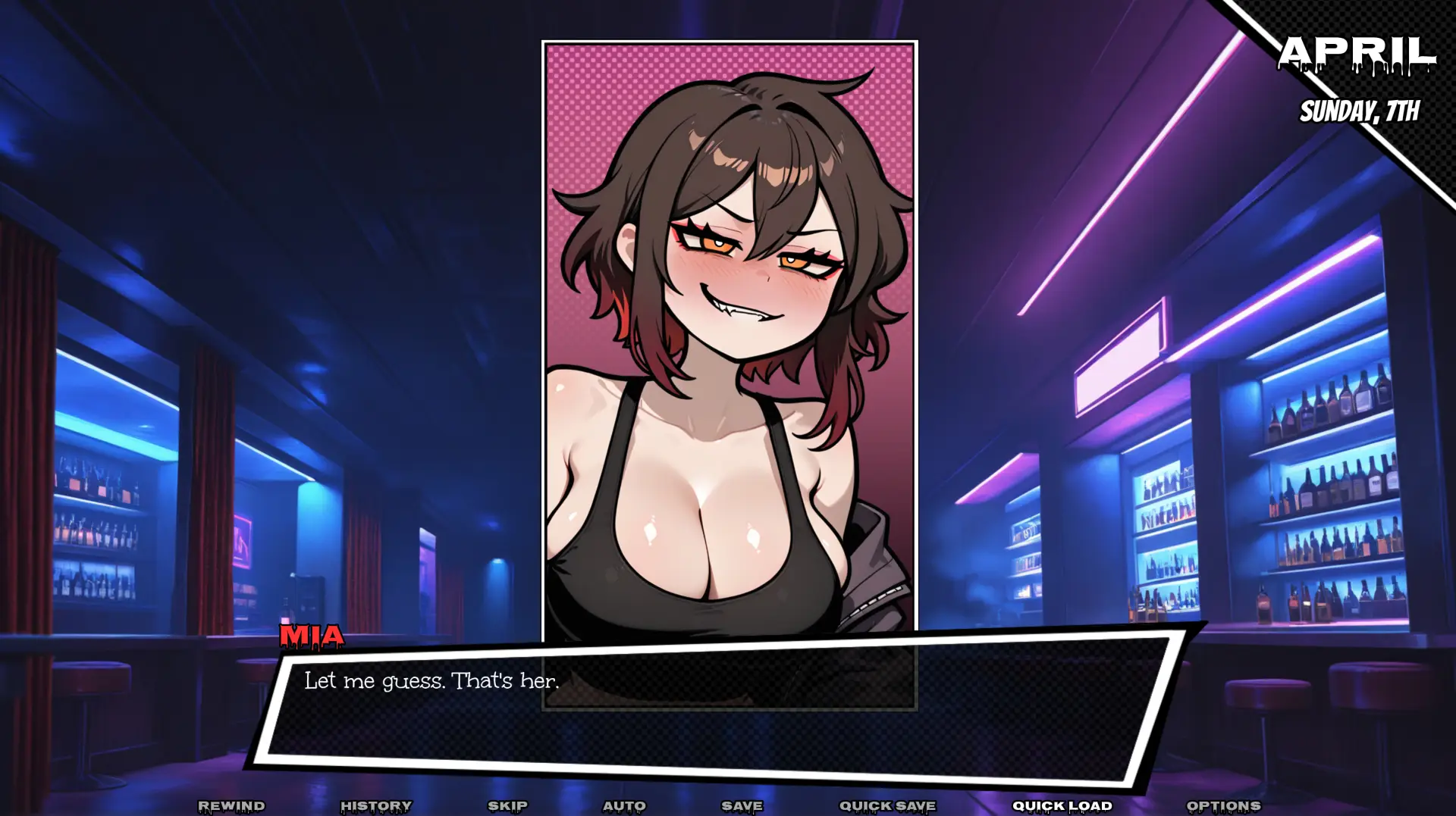 Dripping Hearts gameplay screenshot 8 (Ren'Py adult game) by NoSt4mina – free download