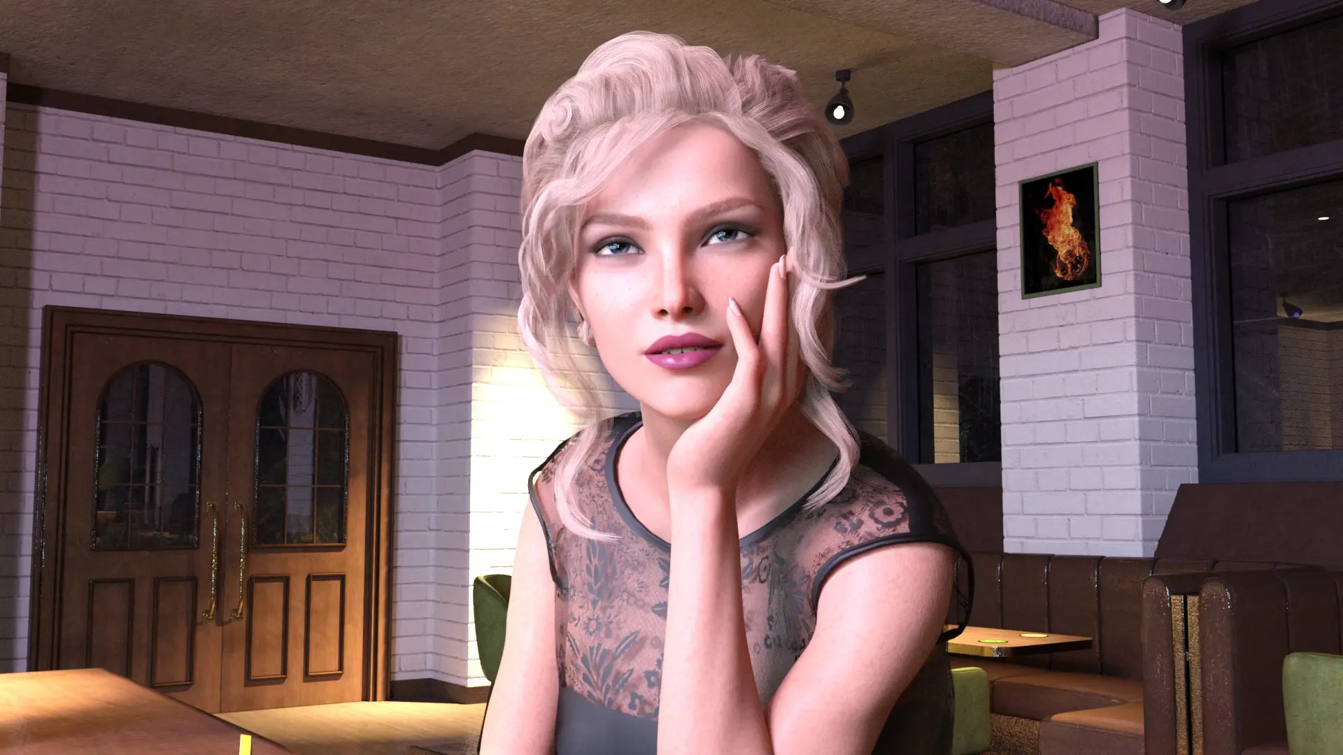 Shut Up and Dance gameplay screenshot 4 (Ren'Py adult game) by Boring Games – free download