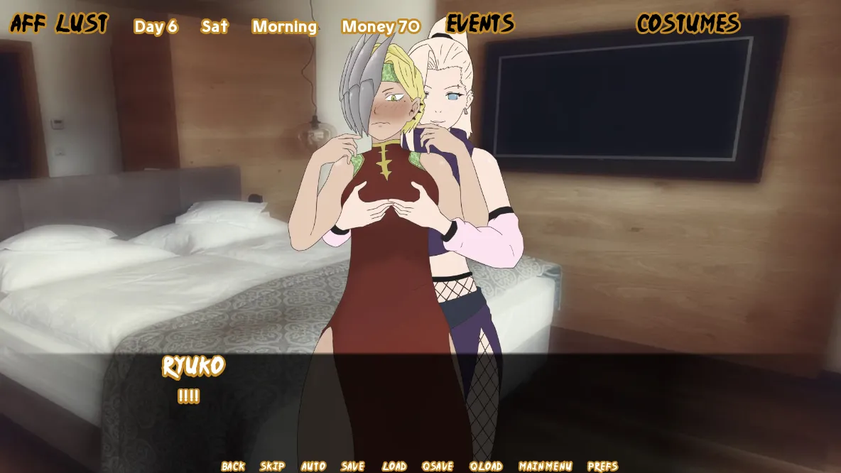 Dream Hotel gameplay screenshot 2 (Ren'Py adult game) by PoggeseH – free download