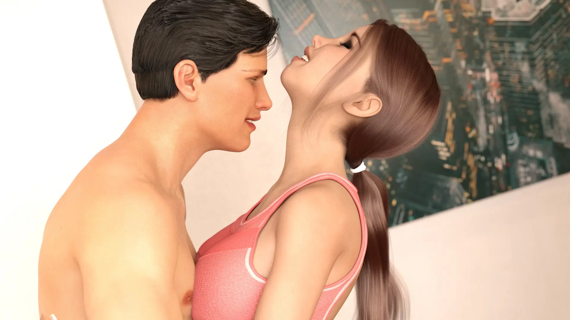 Because I Love Her gameplay screenshot 4 (Ren'Py adult game) by The Typist – free download