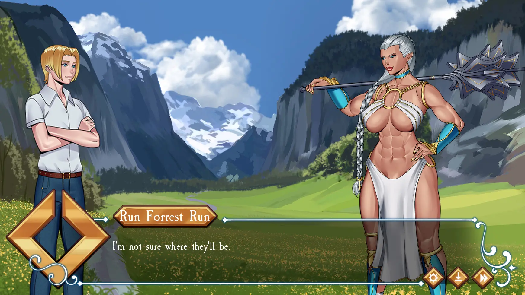 Shackles of Ellswyn gameplay screenshot 8 (Ren'Py adult game) by Two Hot Milfs Studio – free download