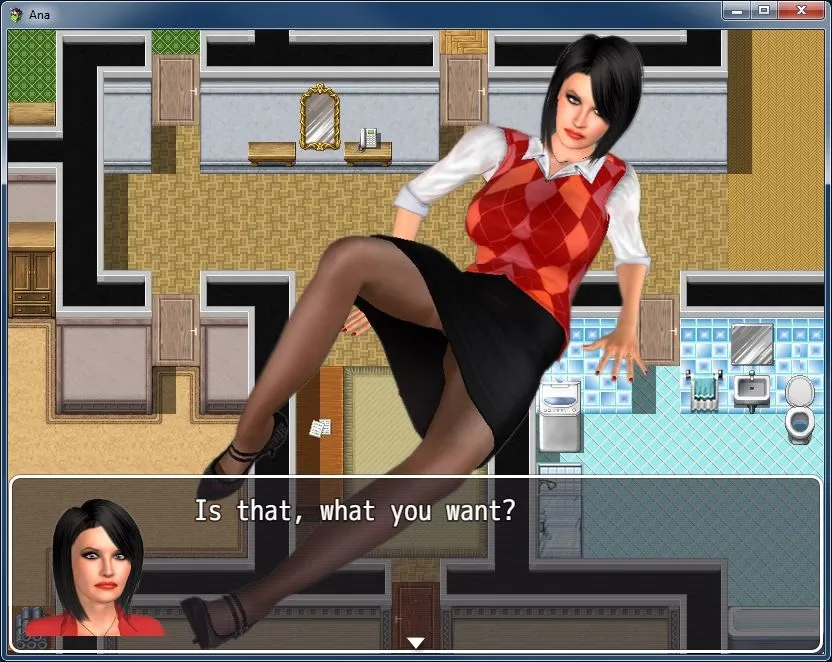 Ana gameplay screenshot 5 (Ren'Py adult game) by PikoLeo – free download