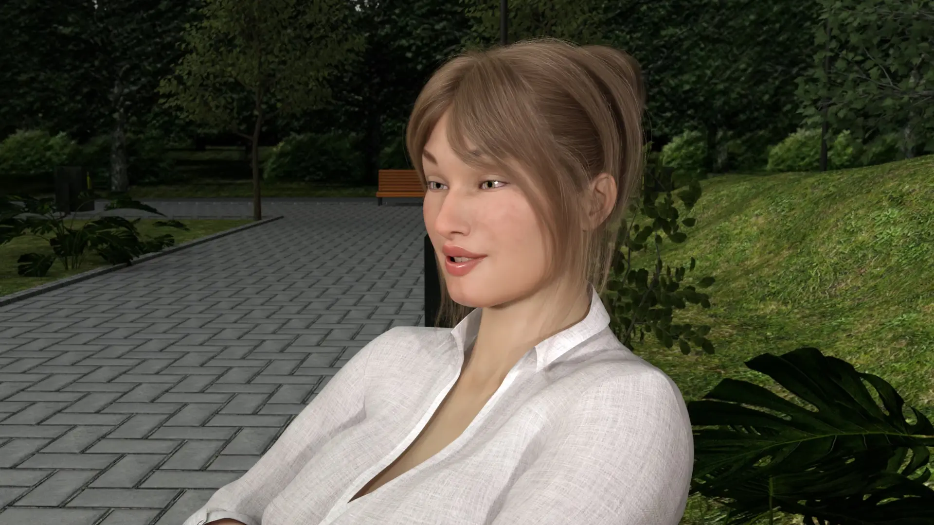 Curvy Moments gameplay screenshot 4 (Ren'Py adult game) by AdultAndi – free download