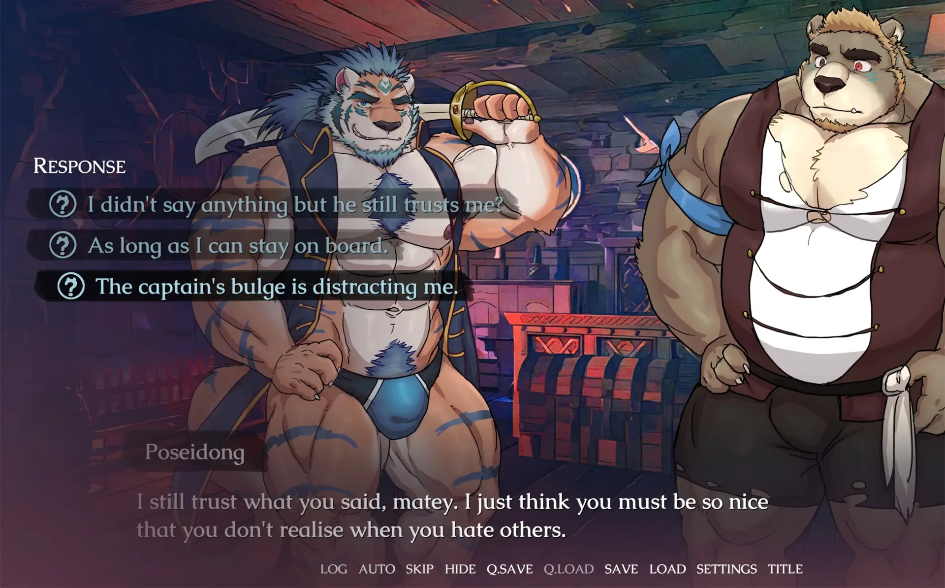My Pirate Husbandos gameplay screenshot 2 (Unity adult game) by Nonohomo Circle – free download