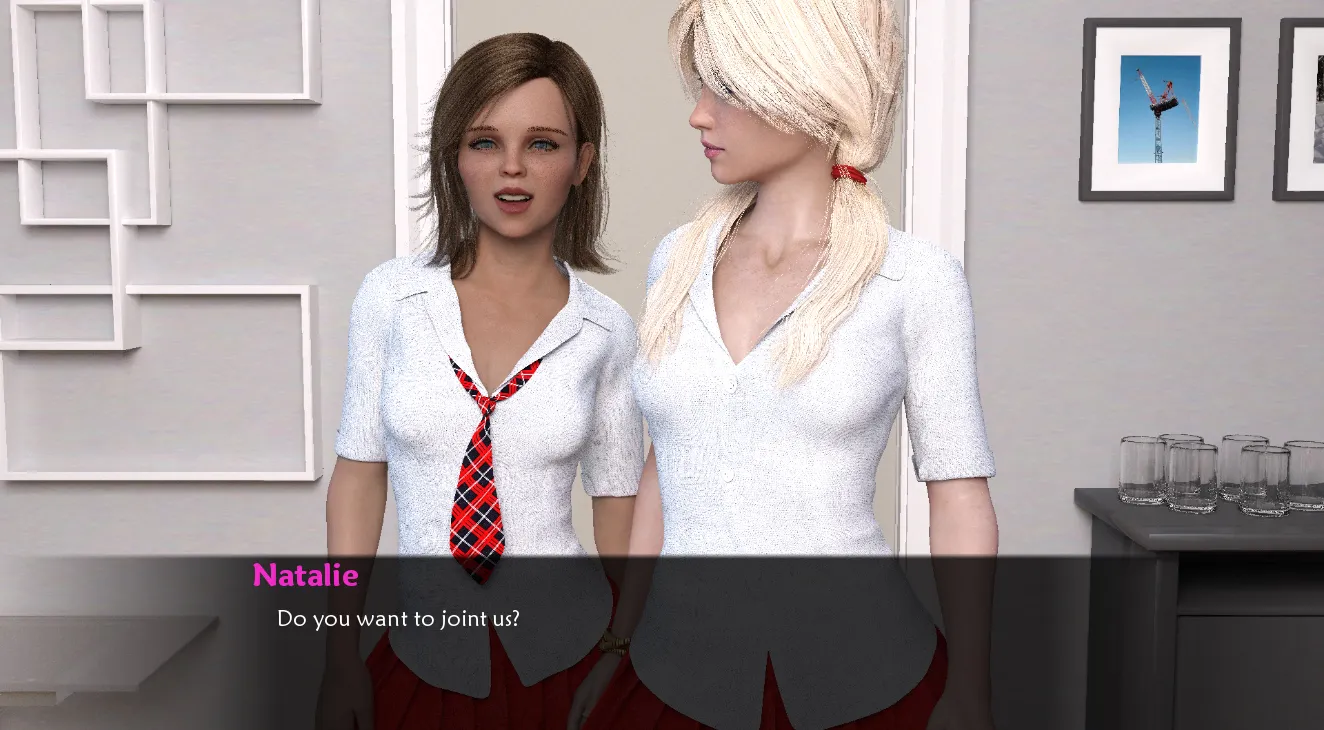 Your Place – Chapter 2 gameplay screenshot 3 (Ren'Py adult game) by ColeWallace92 – free download