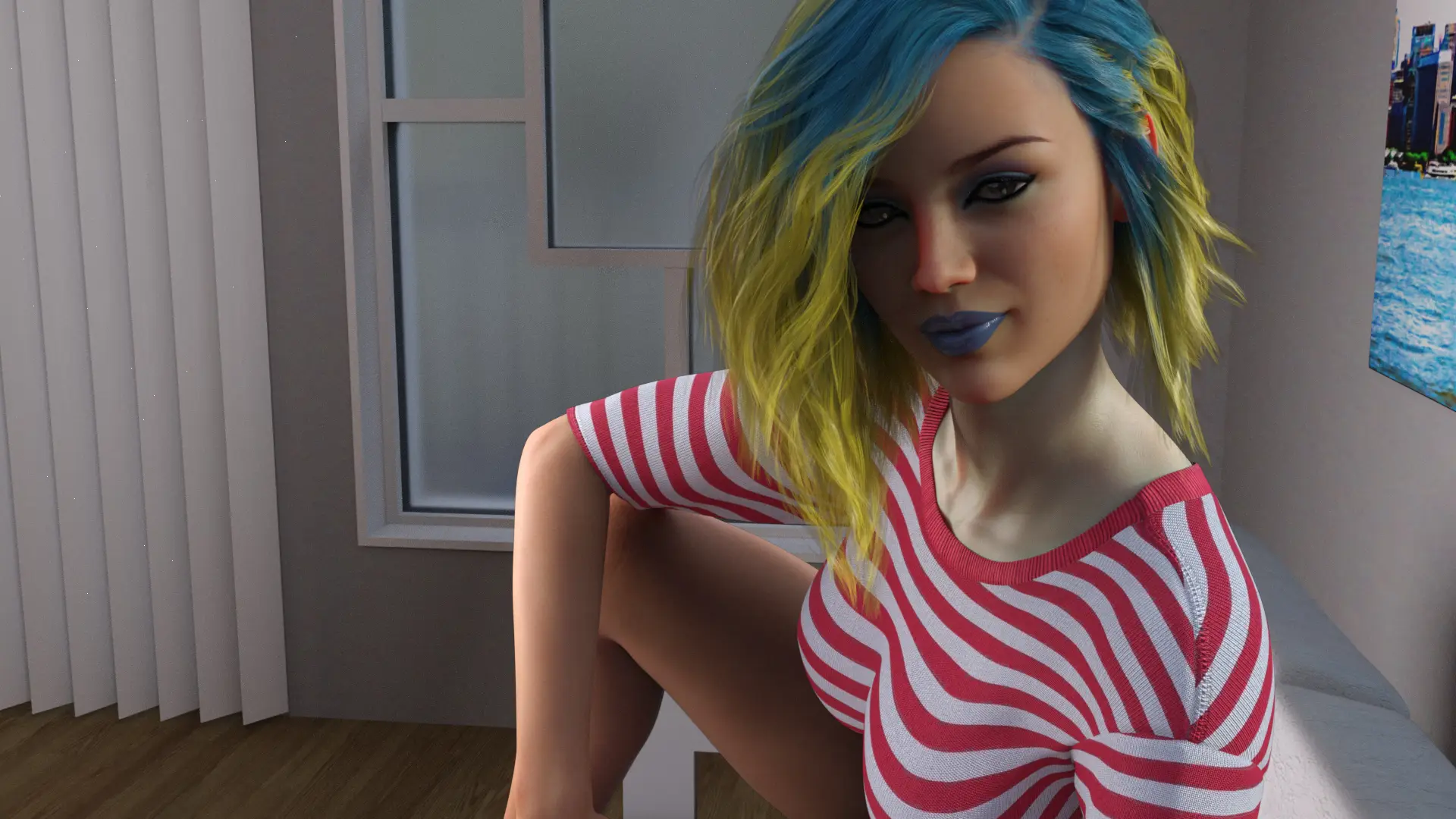 Your Place – Chapter 2 gameplay screenshot 7 (Ren'Py adult game) by ColeWallace92 – free download