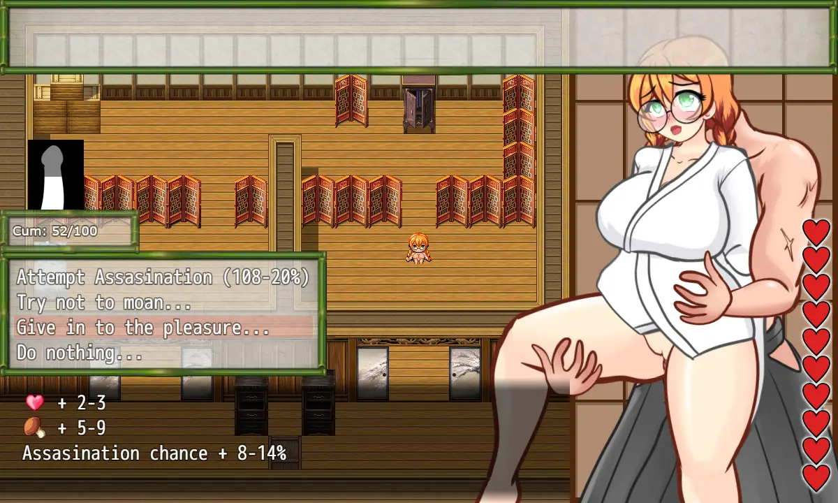 Mommy Milkers Miko gameplay screenshot 4 (RPGM adult game) by Azurezero – free download