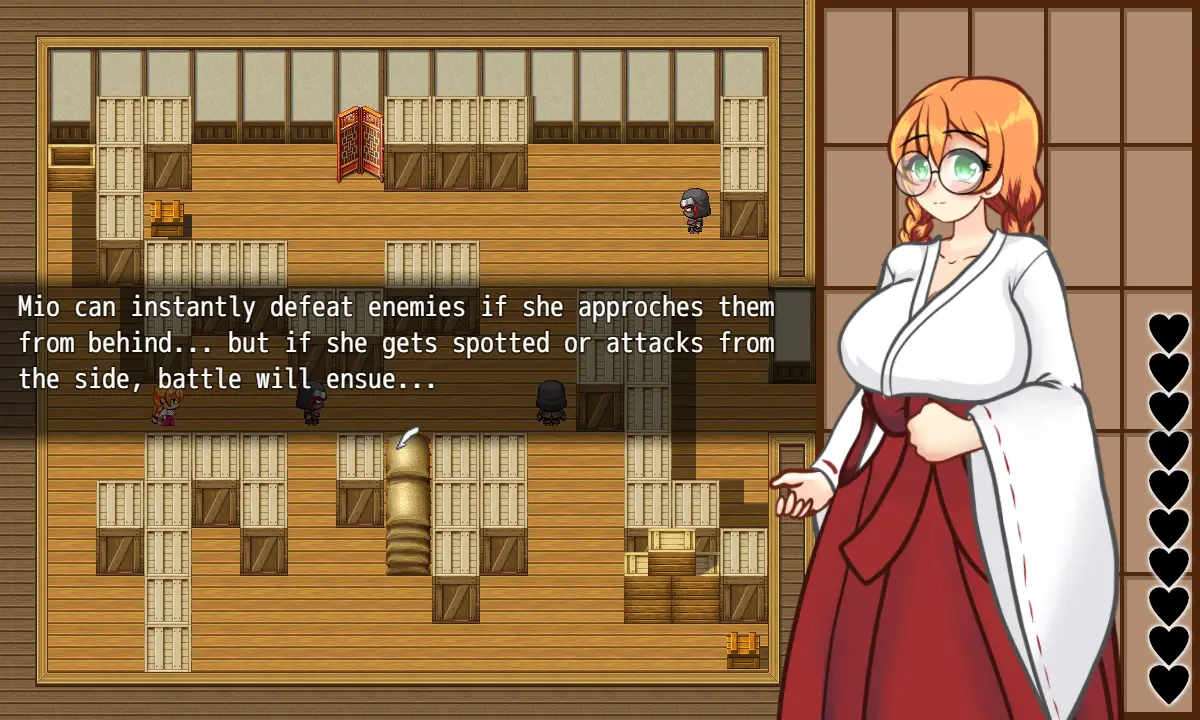 Mommy Milkers Miko gameplay screenshot 7 (RPGM adult game) by Azurezero – free download