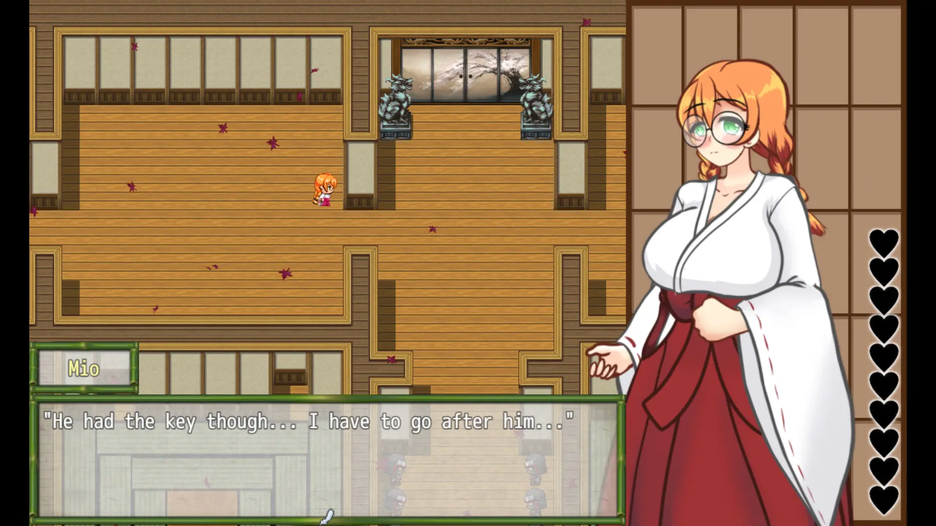 Mommy Milkers Miko gameplay screenshot 9 (RPGM adult game) by Azurezero – free download