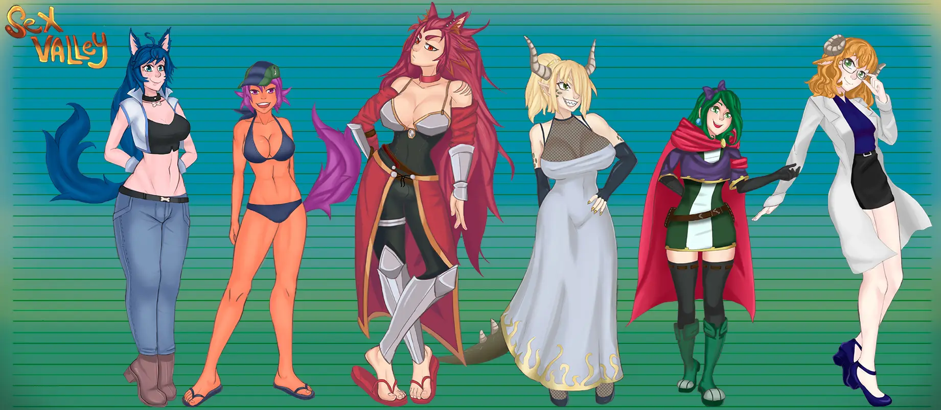 Sex Valley cover 0.9.01 – RPGM adult game by Elinniel & Zehmun free download