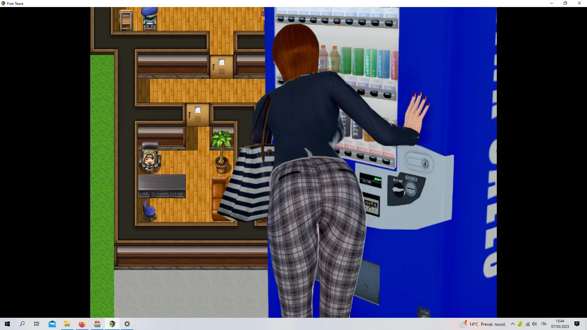 Free Tease gameplay screenshot 12 (RPGM adult game) by TheOtherProject – free download