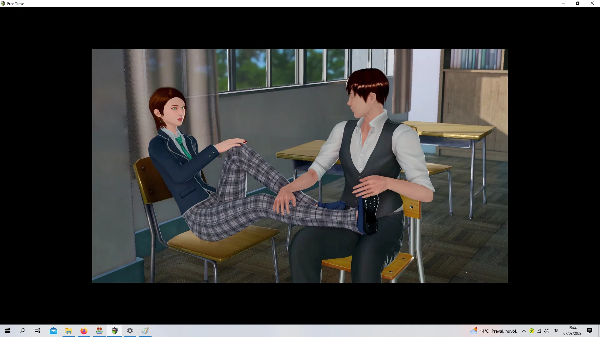 Free Tease gameplay screenshot 14 (RPGM adult game) by TheOtherProject – free download