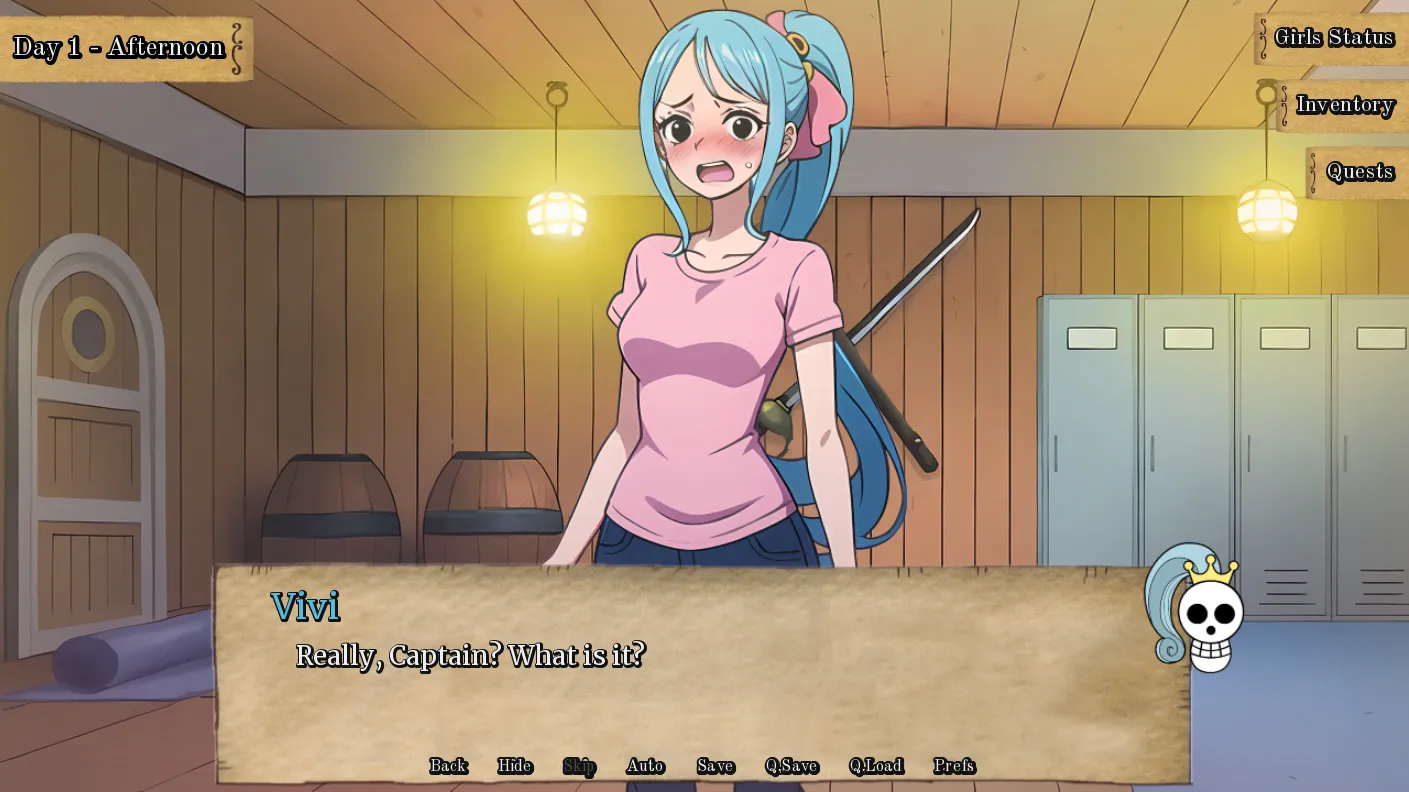 Naughty Pirates gameplay screenshot 4 (Ren'Py adult game) by Roger – free download