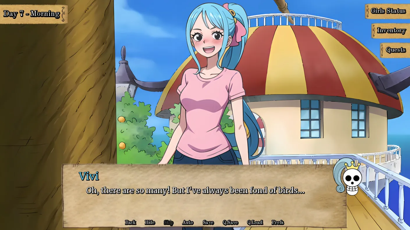 Naughty Pirates gameplay screenshot 6 (Ren'Py adult game) by Roger – free download