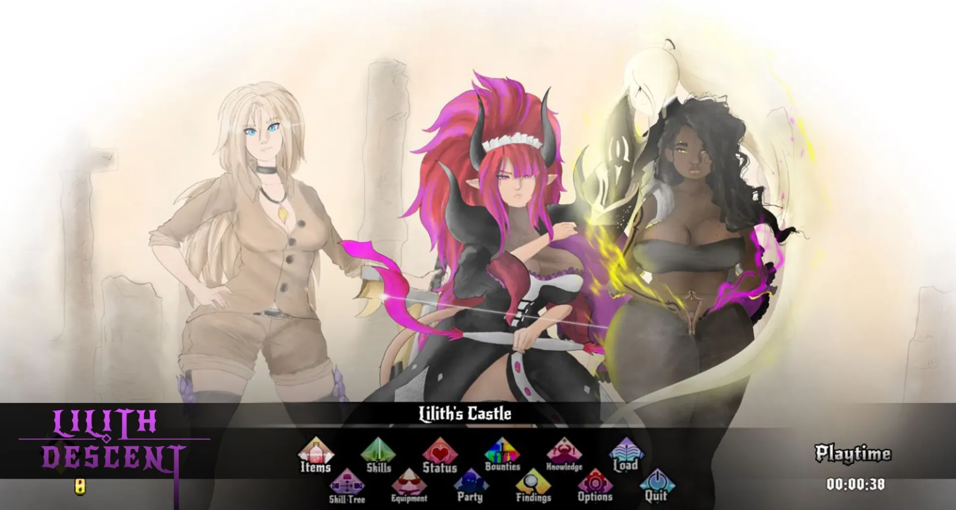 Lilith Descent gameplay screenshot 6 (RPGM adult game) by Spanktank – free download